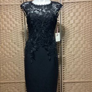 Alex Marie Black Lace Dress